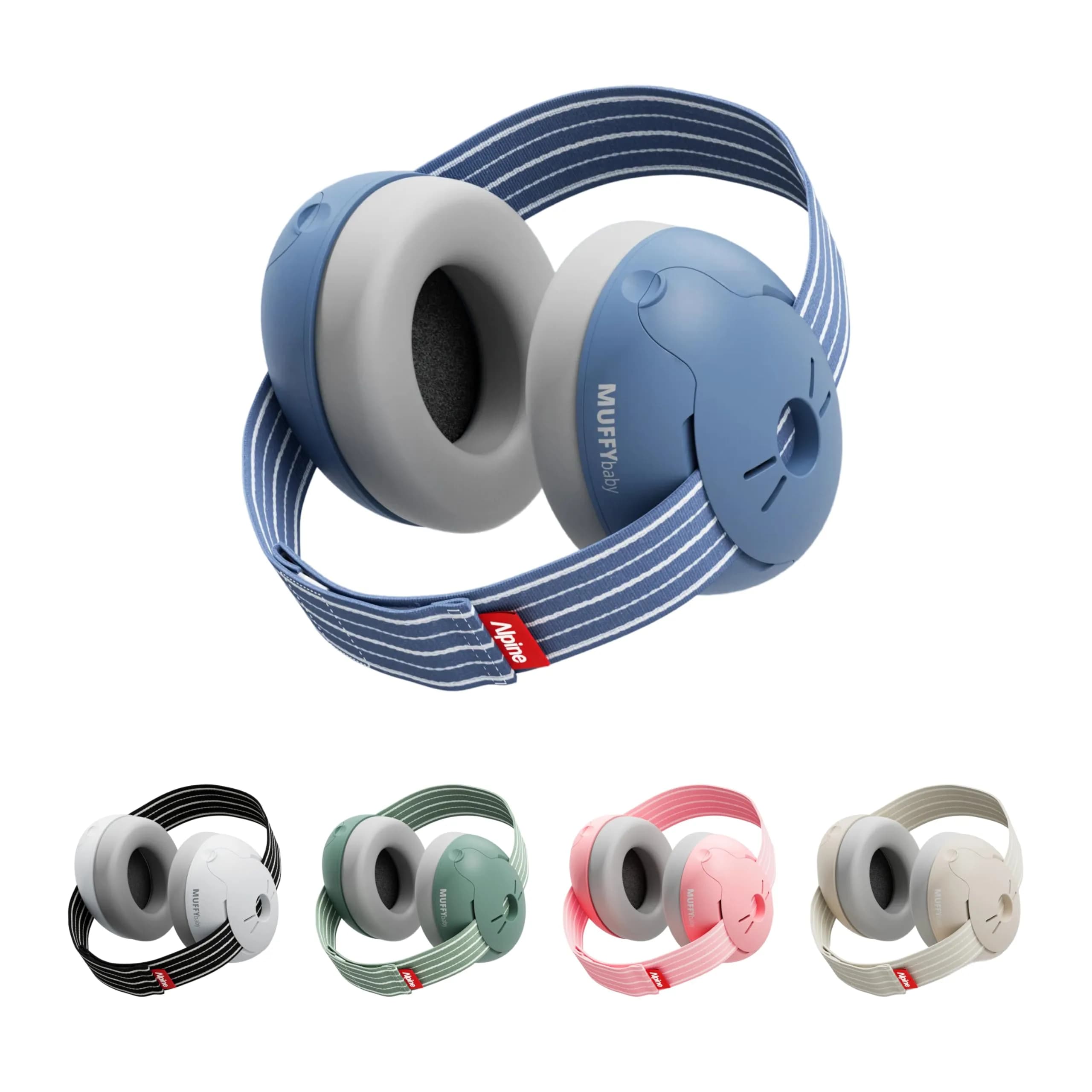 Alpine Muffy Baby Denim Earmuffs for Babies & Toddlers up to 4 Years | CE & ANSI Certified Noise Reduction - main product image