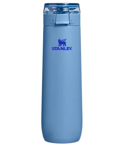 STANLEY Flowstate Spring Bottle, 20 oz, Blue Sky | Leakproof, Double-Wall Insulated, Recycled Steel thumbnail 1