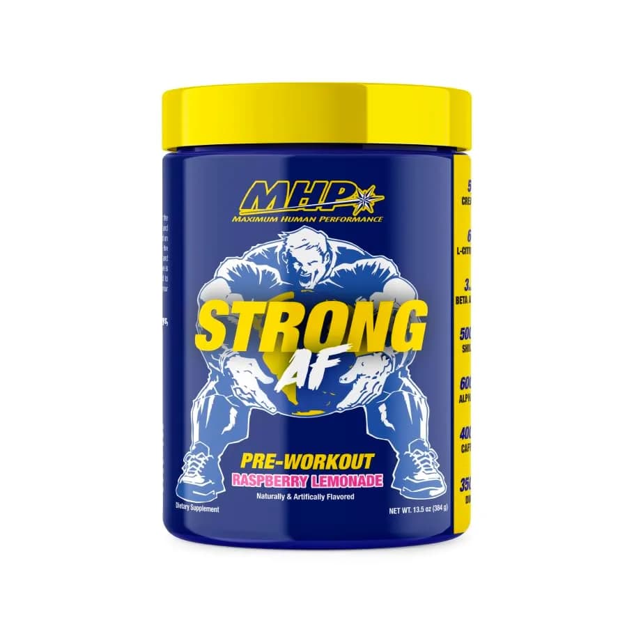 Maximum Human Performance Strong AF Pre-Workout 13.5oz | Muscle Building & Strength thumbnail 2
