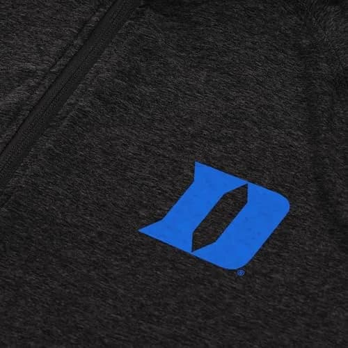 COLOSSEUM Men's Duke Blue Devils Vapor 1/4 Zip (Black, Large) | NCAA College Team Apparel thumbnail 3