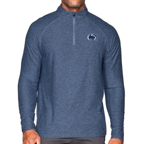 COLOSSEUM Men's Penn State Nittany Lions Vapor 1/4 Zip Navy Large | Collegiate Licensed Fanwear thumbnail 1