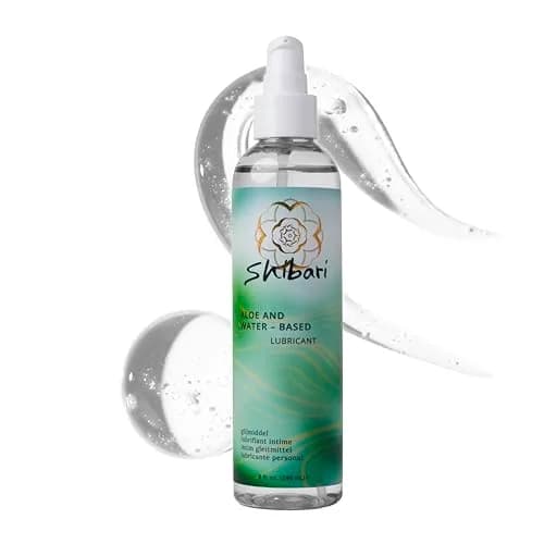 Shibari Water Based Aloe Lube, Personal Lubricant 237ml (8 Fl Oz) | Hydrating Glide with Aloe & Hyaluronic Acid thumbnail 1