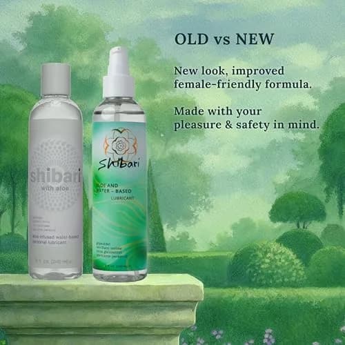 Shibari Water Based Aloe Lube, Personal Lubricant 237ml (8 Fl Oz) | Hydrating Glide with Aloe & Hyaluronic Acid thumbnail 5