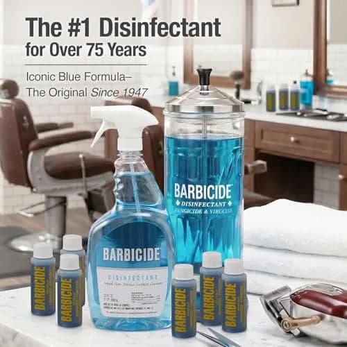 BARBICIDE Disinfectant Spray 2 oz | EPA Registered, Ready-to-Use, Professional Salon & Barber Tool Disinfectant thumbnail 2
