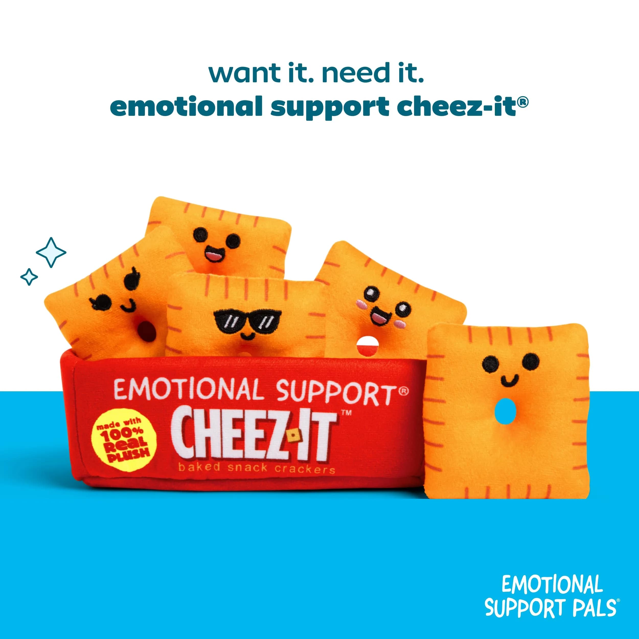 WHAT DO YOU MEME? Emotional Support Yeti Plush | Cuddly Stuffed Animal - view 2