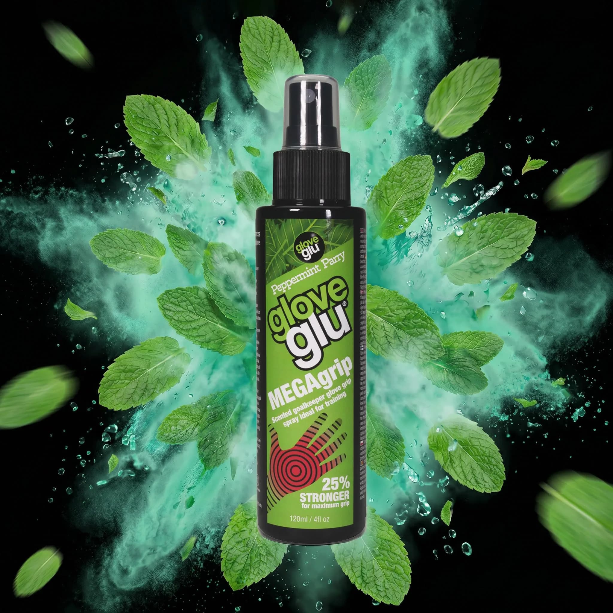 Gloveglu MEGAgrip Goalkeeper Glove Grip Spray - Peppermint Scent, 4.05 fl oz - view 2