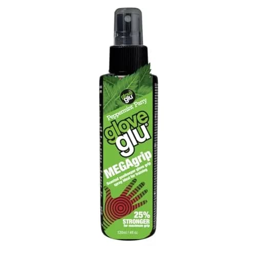 Gloveglu MEGAgrip Goalkeeper Glove Grip Spray 250ml (8.45 fl. oz) | 25% Stronger Maximum Grip Formula — 4.05 floz / Peppermint Scent