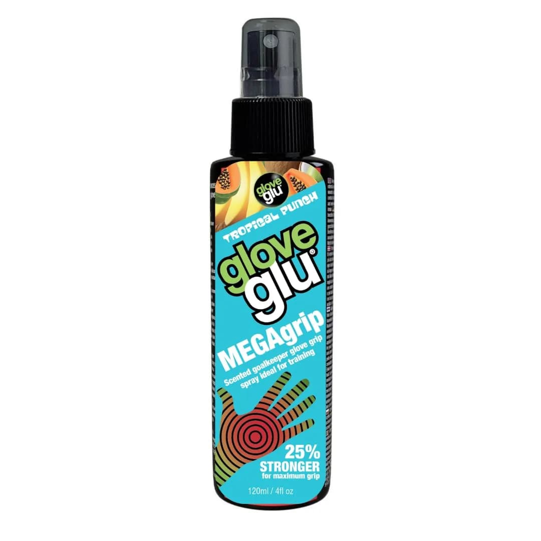 Gloveglu MEGAgrip Goalkeeper Glove Grip Spray 120ml (4.05 fl oz) | Maximum Strength Grip Revival for All Conditions - main product image