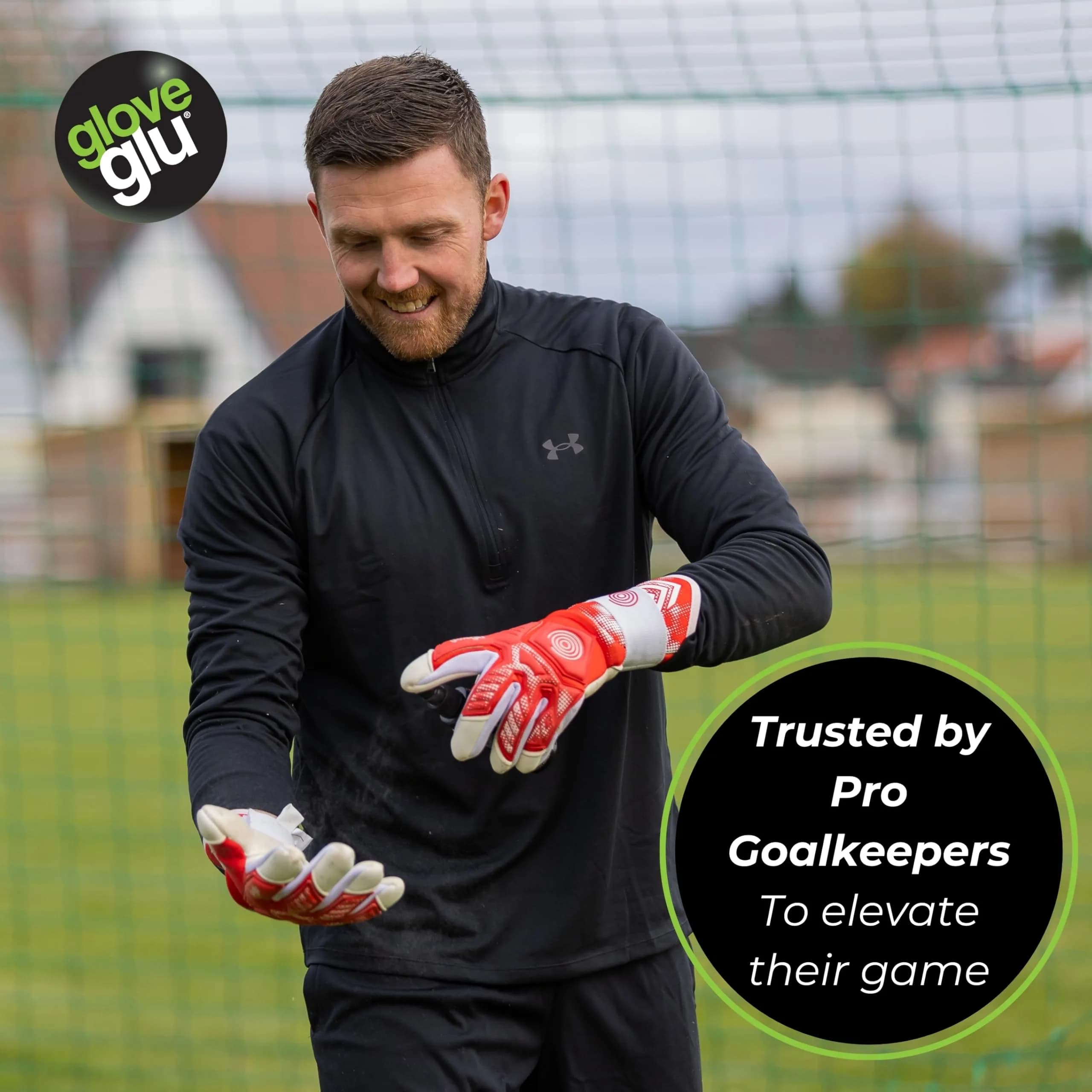 Gloveglu MEGAgrip Goalkeeper Glove Grip Spray, 4.05 fl oz, Tropical Scent - view 3