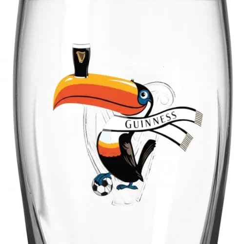GUINNESS THE 1759 Gravity Pint Glass 591ml (20oz) | Official Soccer Toucan Design for Match Day thumbnail 3
