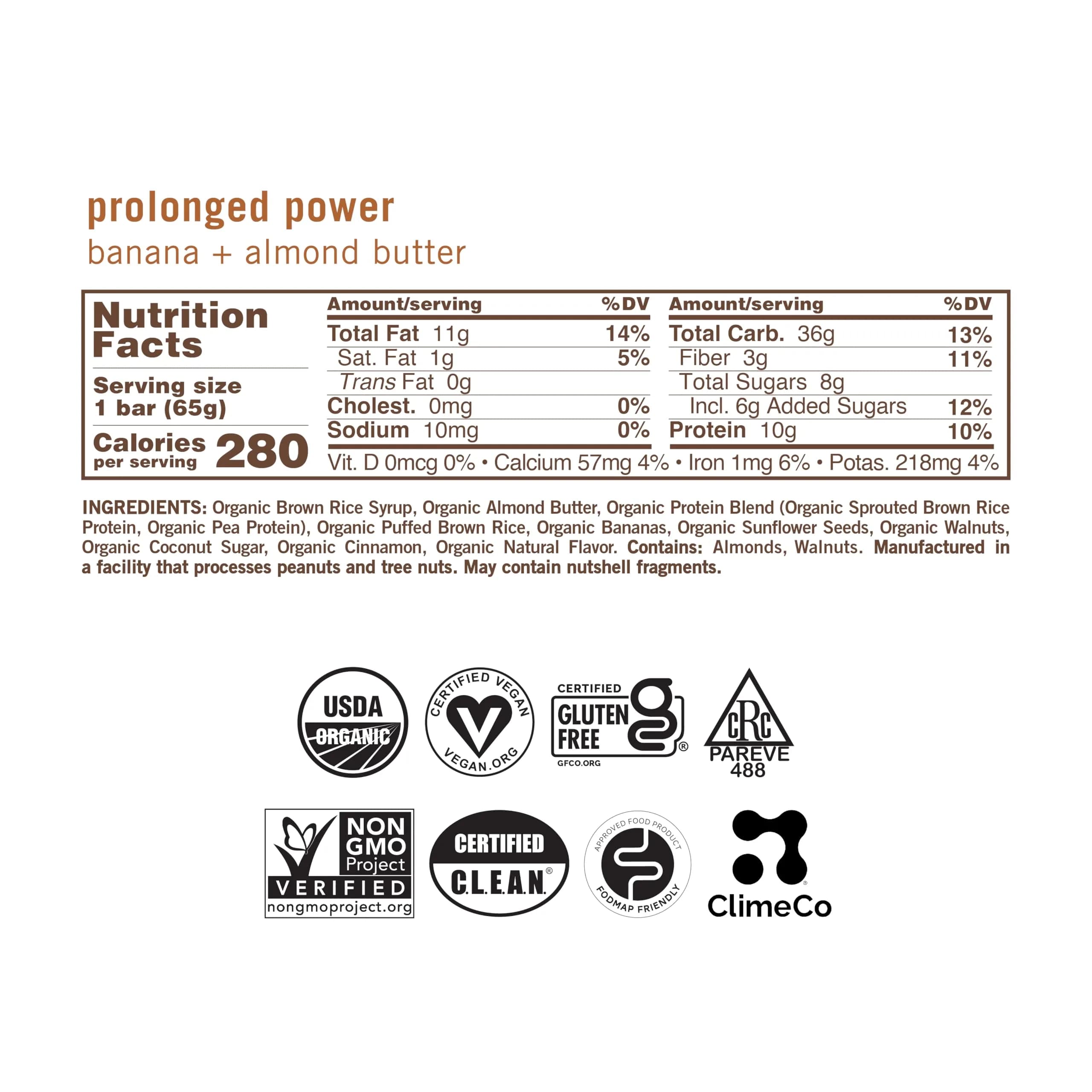 GoMacro MacroBar Organic Vegan Protein Bars Peanut Butter Chocolate Chip 2.1oz (60g) | Plant-Based Fuel for Active Lifestyles - view 2
