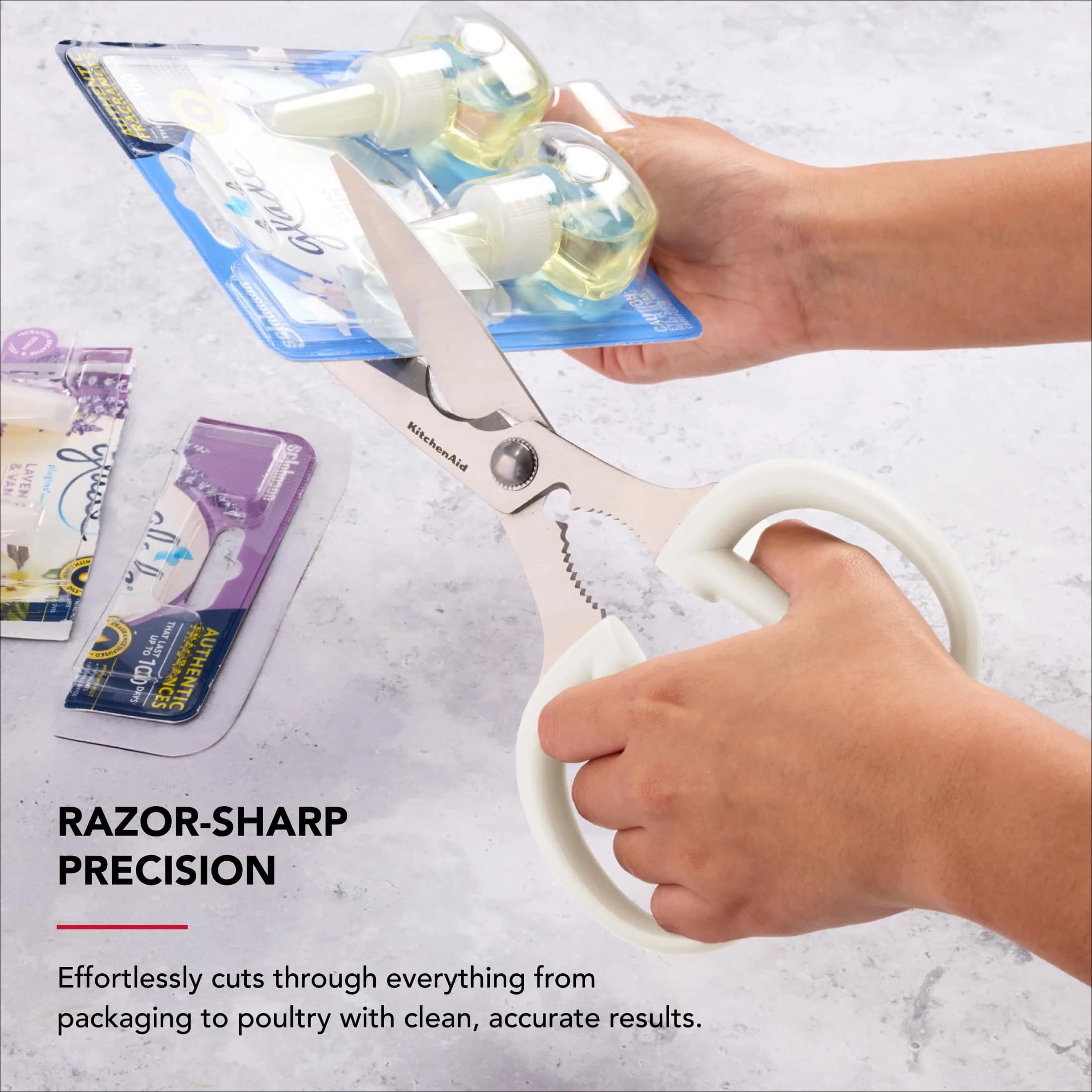 KitchenAid Multipurpose Shear Set with Nutcracker & Bottle Opener, 2-Piece, 31.8 cm (12.63 inches) | Versatile Kitchen & Household Scissors - view 4