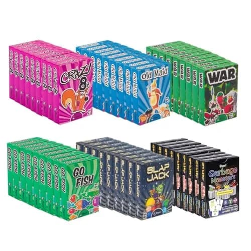 Regal Games Classic Card Games Set for Kids & Families - 54 Decks (6 Packs of 9 Games) | Educational & Fun for Ages 4+ — Original Decks