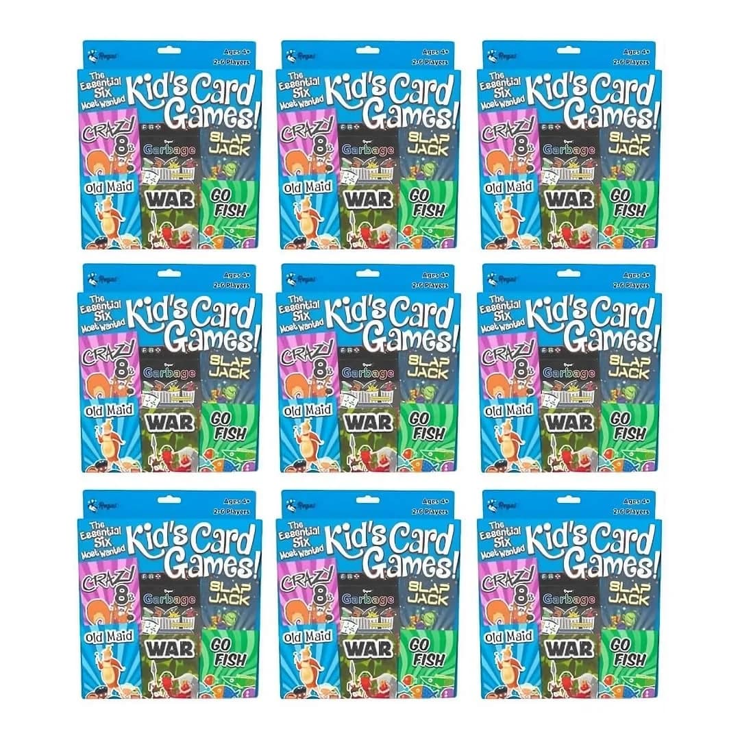 Regal Games Classic Card Games Set for Kids & Families - 54 Decks (6 Packs of 9 Games) | Educational & Fun for Ages 4+ - view 2