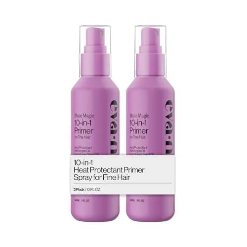 Eva NYC Mane Magic 10-in-1 Heat Protectant Primer Spray 200ml (2 x 10 Fl Oz) | Clinically Proven Anti-Frizz & Faster Blow Dry thumbnail 1