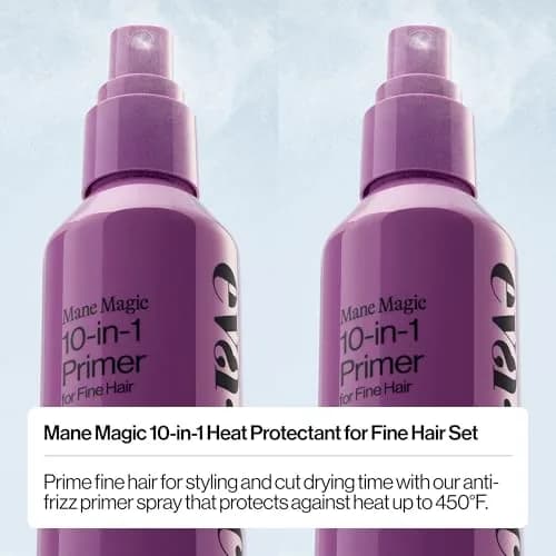 Eva NYC Mane Magic 10-in-1 Heat Protectant Primer Spray 200ml (2 x 10 Fl Oz) | Clinically Proven Anti-Frizz & Faster Blow Dry thumbnail 2