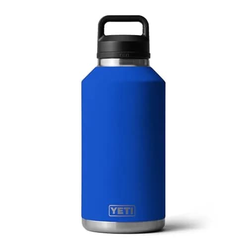 YETI Rambler 64 oz Bottle with Chug Cap, Royal Blue | 1.9 L (64 oz) Vacuum Insulated Stainless Steel thumbnail 1