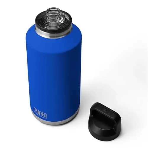 YETI Rambler 64 oz Bottle with Chug Cap, Royal Blue | 1.9 L (64 oz) Vacuum Insulated Stainless Steel thumbnail 3
