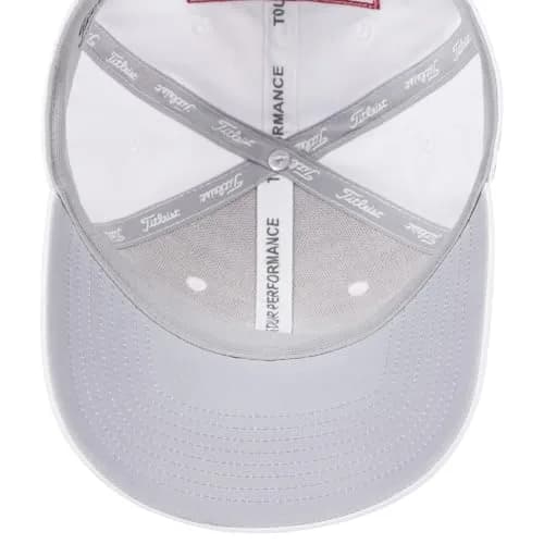 Titleist Women's Tour Performance 2025 Hat (White/Navy, Adjustable) Golf Cap | Lightweight, UPF 50+ thumbnail 5