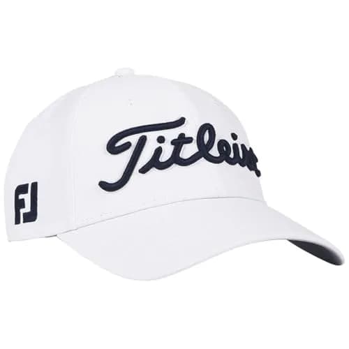 Titleist Women's Tour Performance 2025 Hat (White/Navy, Adjustable) Golf Cap | Lightweight, UPF 50+ thumbnail 2