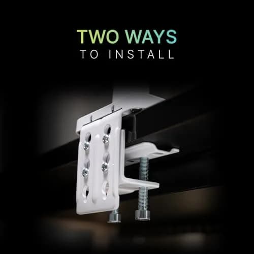 MSI MAG MT201W Heavy Duty Single Monitor Stand Arm Supports 17-49" | Adjustable Spring Mount, VESA Compatible, Clamp & Grommet, Black thumbnail 7