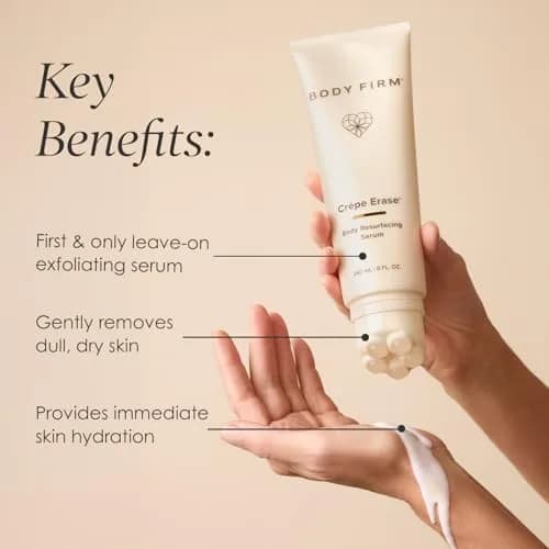 Crepe Erase AHA/BHA Body Resurfacing Serum, 8 Fl Oz | Gentle Exfoliation for Radiant Skin thumbnail 2
