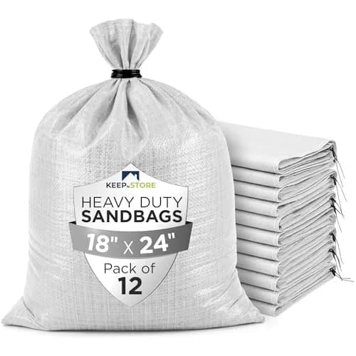 Keep N Store Heavy Duty Sand Bags Pack of 12 | Flood Control & Heavy Load Support (70-120 chars) thumbnail 1