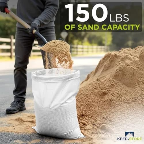 Keep N Store Heavy Duty Sand Bags Pack of 24 | Flood Control & Heavy Load Support (70-120 chars) thumbnail 4