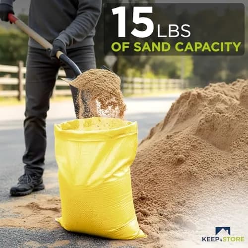 Keep N Store Heavy Duty Sand Bags Pack of 10 | Flood Control & Emergency Use thumbnail 4