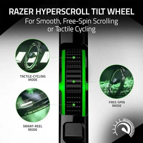 Razer Basilisk V3 Ergonomic Gaming Mouse White | 10 Programmable Buttons, 26K DPI Optical Sensor, RGB Lighting thumbnail 3