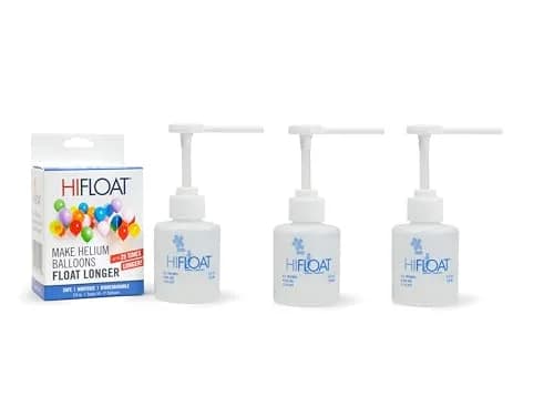HI-FLOAT ULTRA HI-FLOAT Balloon Treatment with Pump 5 oz (148ml) 3-Pack | Extends Helium Float Time Up to 25x for Latex Balloons thumbnail 1