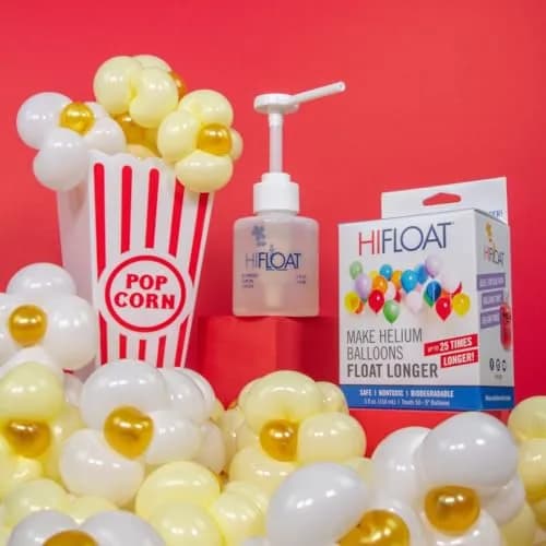 HI-FLOAT ULTRA HI-FLOAT Balloon Treatment with Pump – 5 oz (148ml) – Extends Helium Float Time Up to 25x for Latex Balloons | Professional Party & Event Decor Solution (12 Pack) thumbnail 6
