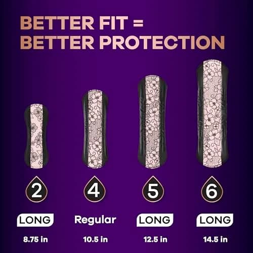 Always Discreet Boutique Adult Incontinence Bladder Leak Pads for Women, Long Length | Up to 100% Leak Protection thumbnail 7