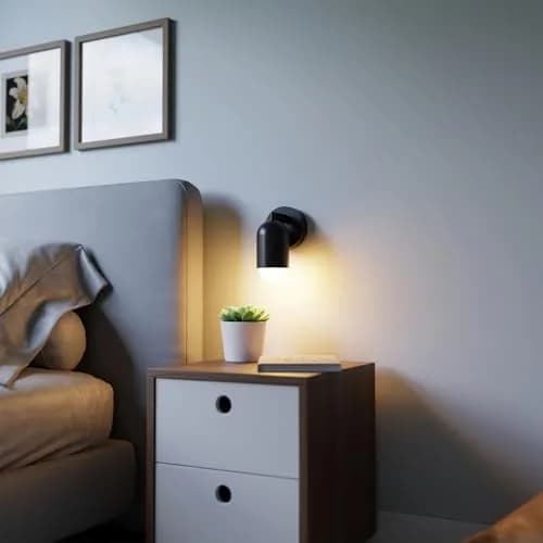 Novogratz x Globe Electric Rechargeable Battery Wall Sconce | Modern LED Wall Light with 3 Brightness Levels thumbnail 3