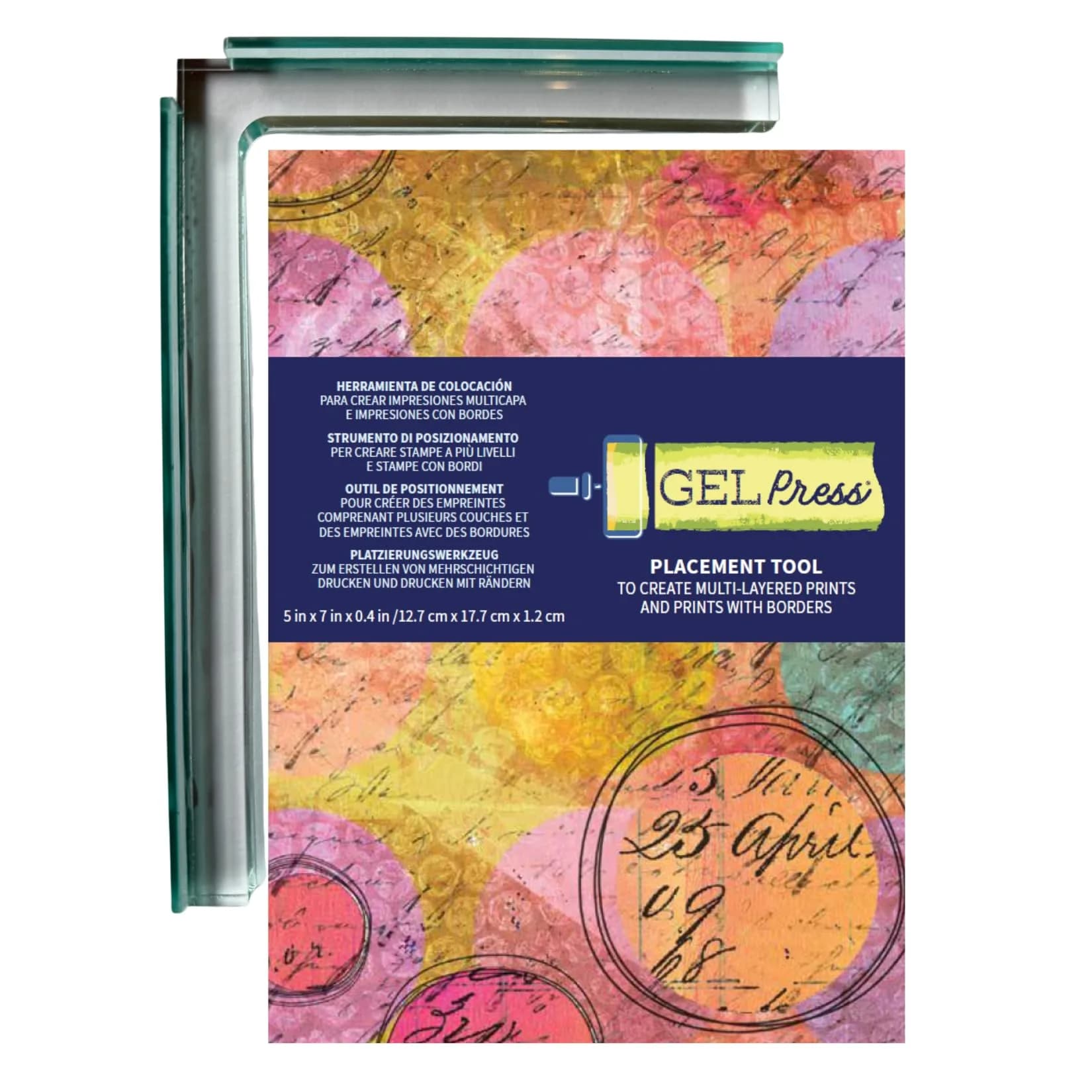 Gel Press L-Shaped Monoprinting Placement Tool for Art Prints - main product image