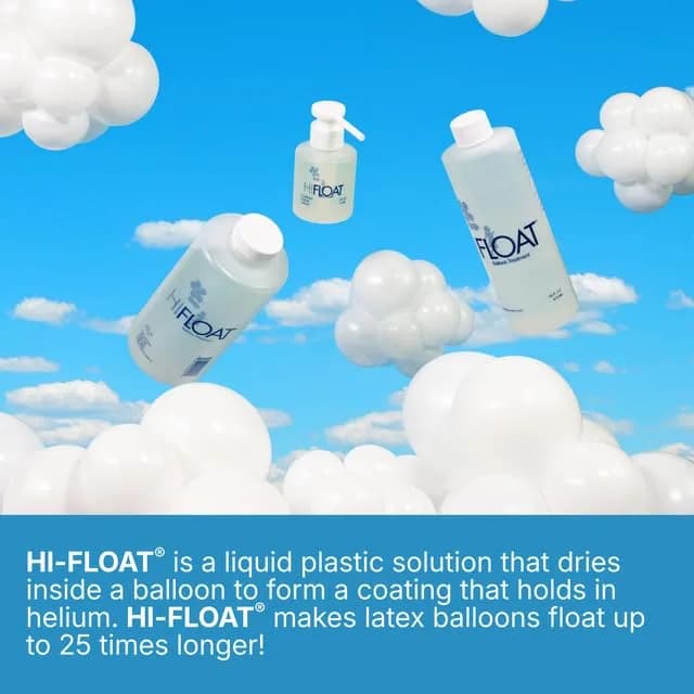 HI-FLOAT Ultra Hi-Float Balloon, 24 oz, Multicolor | Extends Float Time for Celebrations thumbnail 5