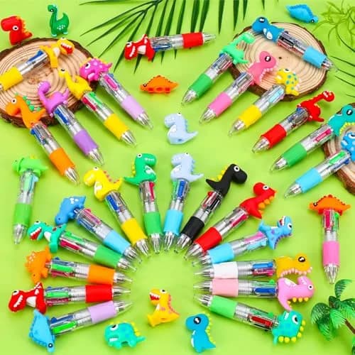 CZWZ 30Pcs Mini Multicolor Pens in One 4-in-1 Cute Pens Bulk for Kids | 30 Pens, Assorted Ink thumbnail 4