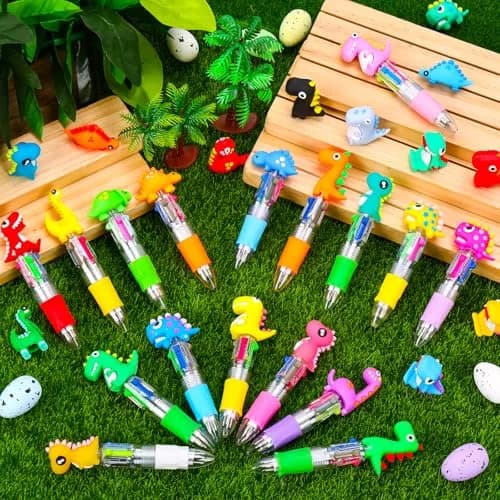 CZWZ 30Pcs Mini Multicolor Pens in One 4-in-1 Cute Pens Bulk for Kids | 30 Pens, Assorted Ink thumbnail 5