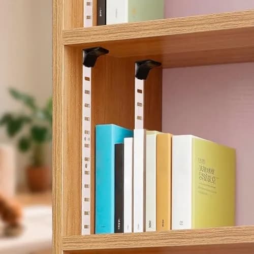 Lenink Adjustable Pilaster Shelf Clip 14 Pcs Black | Easy to Install & Durable Support thumbnail 6