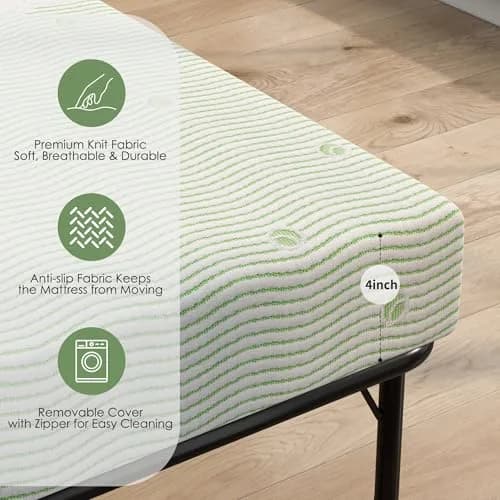Wellynap 4 Inch Gel Memory Foam Sofa Mattress Queen Size | Support & Comfort for Indian Spaces thumbnail 6