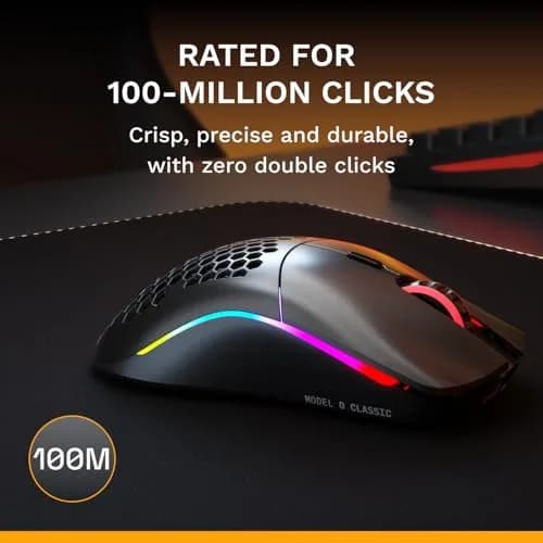 GLORIOUS Model O Classic Wireless Gaming Mouse (Black) | 69g Ultralight, 19K DPI, 100M Click Switches thumbnail 6