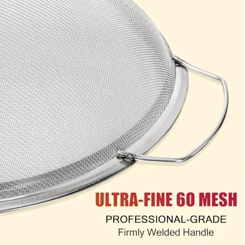 ZHUITU Fine Mesh Paint Strainer 60 Mesh Stainless Steel | Supports Fast, Impurity-Free Painting (70-120 chars) thumbnail 3