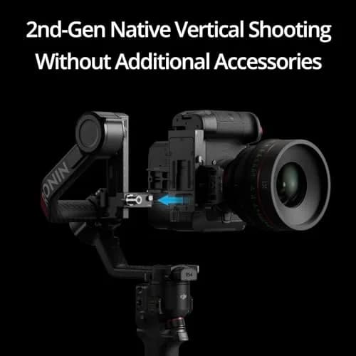 DJI RS 4 Pro Combo (2026) Gimbal Stabilizer for DSLR & Cinema Cameras | 4.5kg Payload, Vertical Shooting thumbnail 2