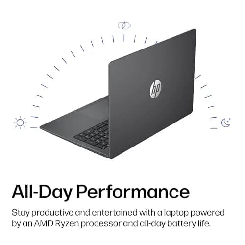 HP OmniBook 3 16-inch Laptop 2K Touchscreen | AMD Ryzen 3, 8GB RAM, 256GB SSD thumbnail 4