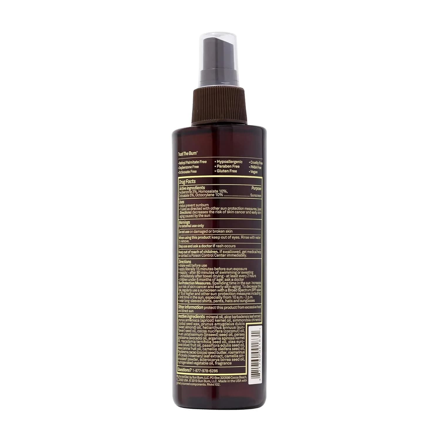 Sun Bum SPF 15 Moisturizing Tanning Oil 532ml (17 Fl Oz) | Broad Spectrum UVA/UVB Protection - view 6