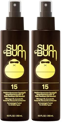 Sun Bum SPF 15 Moisturizing Tanning Oil 532ml (17 Fl Oz) | Broad Spectrum UVA/UVB Protection thumbnail 1