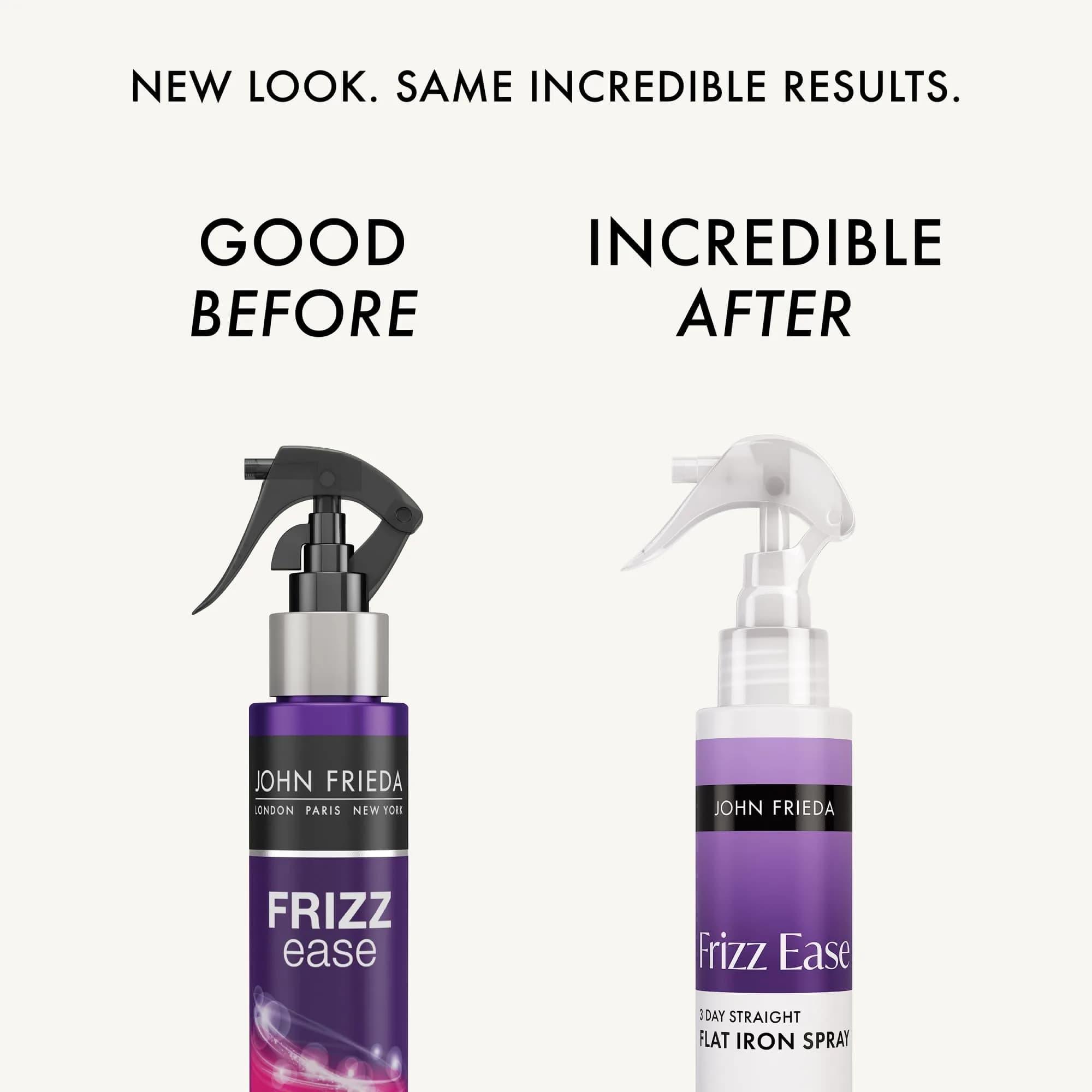 John Frieda Frizz Ease 3 Day Straight Flat Iron Spray 103ml (3.5 Fl Oz) | Heat Activated Keratin Formula for Smooth, Frizz-Free Hair - view 2