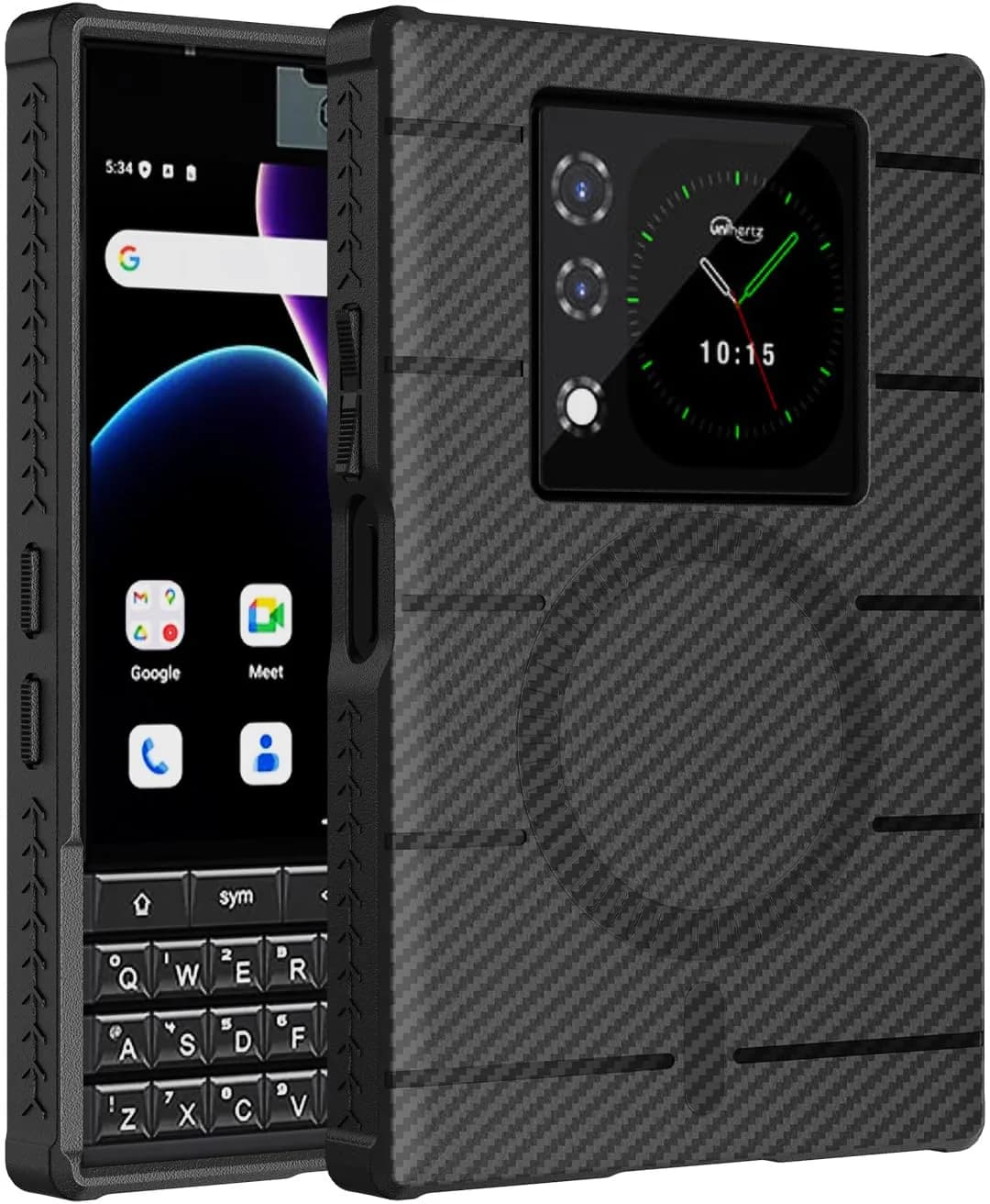Nakedcellphone Flex Series for Unihertz Titan 2 Phone Case - Carbon Fiber