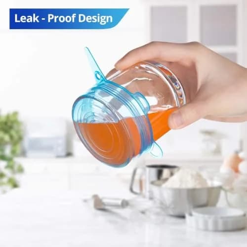 DAILY KISN Silicone Stretch Lids 12PCS | Eco-Friendly Reusable Food Covers thumbnail 2