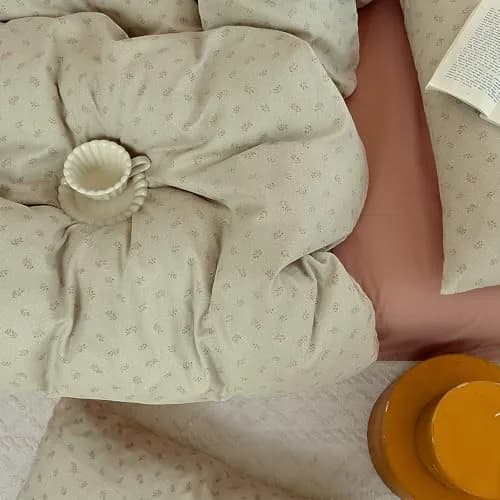 AOJIM Floral Duvet Cover Set King Size | Soft Breathable Cotton Bedding for Kids & Adults thumbnail 7
